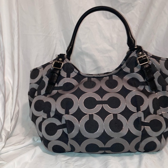 Coach Op Art Handbag 18639 - Picture 8 of 14